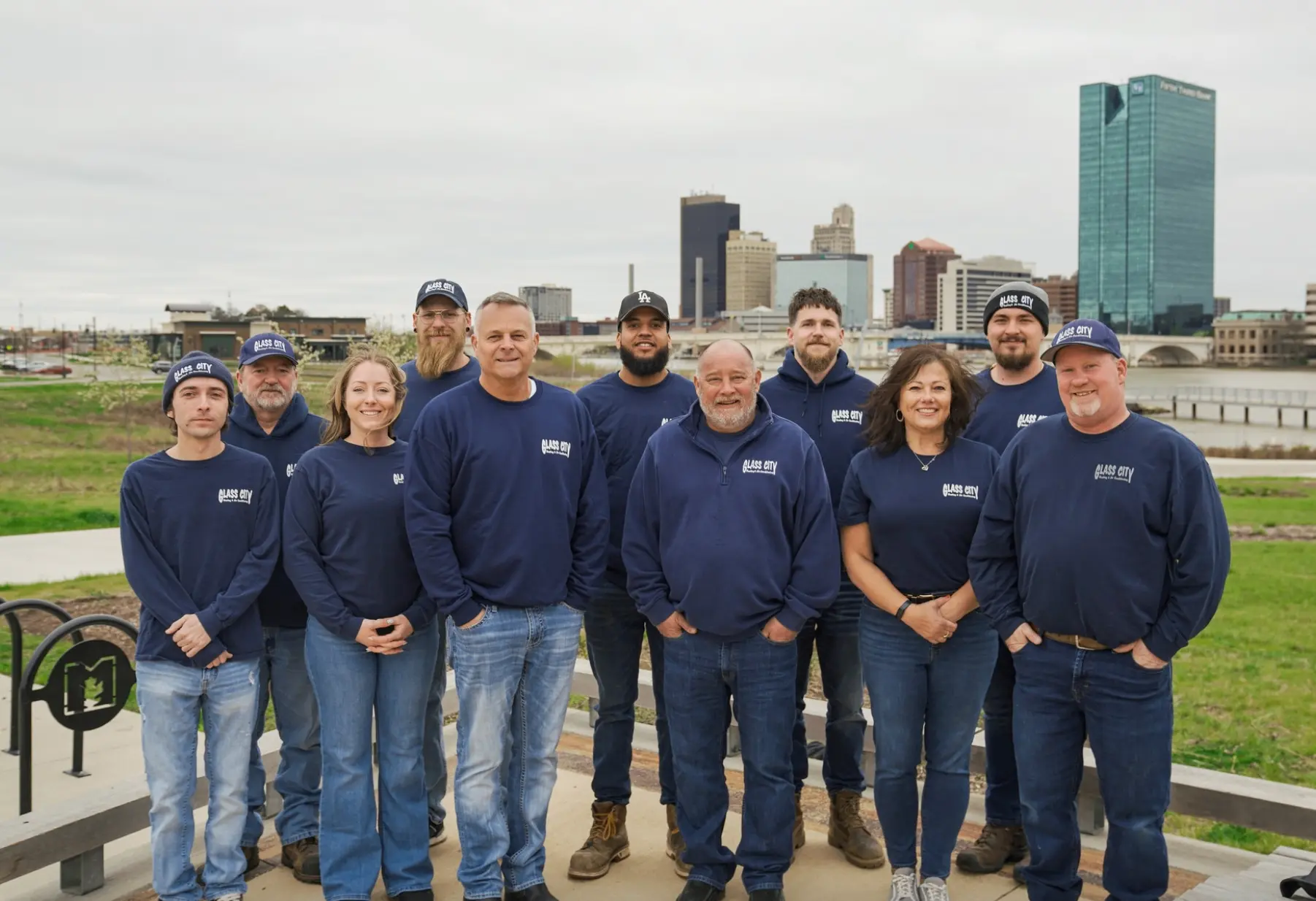 Perry & Gary Keel Glass City HVAC team in Toledo